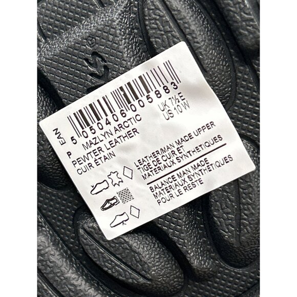 Clarks Womens Pewter Snow Boots Fur-Lined Waterproof Size 10W - Picture 7 of 8